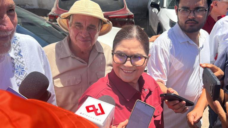 Imelda Castro afirmó que se mantiene arriba en las preferencias electorales en Sinaloa.