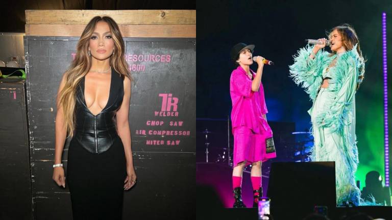JLo presenta a su hija en un concierto con lenguaje inclusivo.