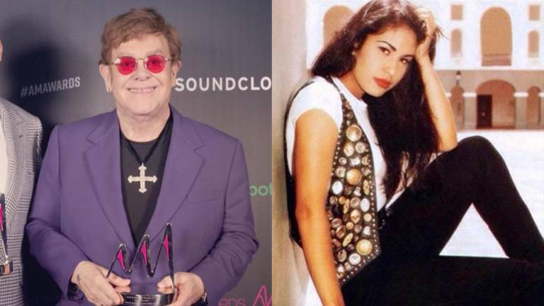 Elton John homenajea a Selena Quintanilla con una fotografía en Instagram.