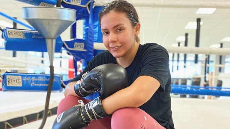 La boxeadora mazatleca ha tenido una preparación disciplinada, pese a no ser la idónea debido a la pandemia.