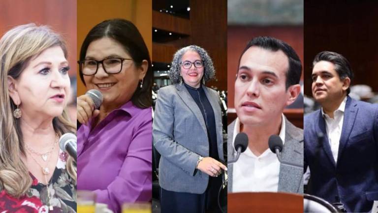 Legisladores de Sinaloa que buscan la candidatura a la Gubernatura en las elecciones de 2027.
