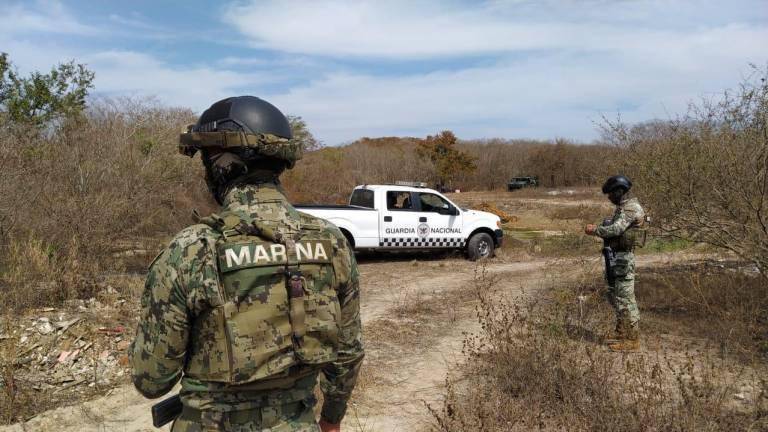 Área de búsqueda de personas desaparecidas en Sinaloa.
