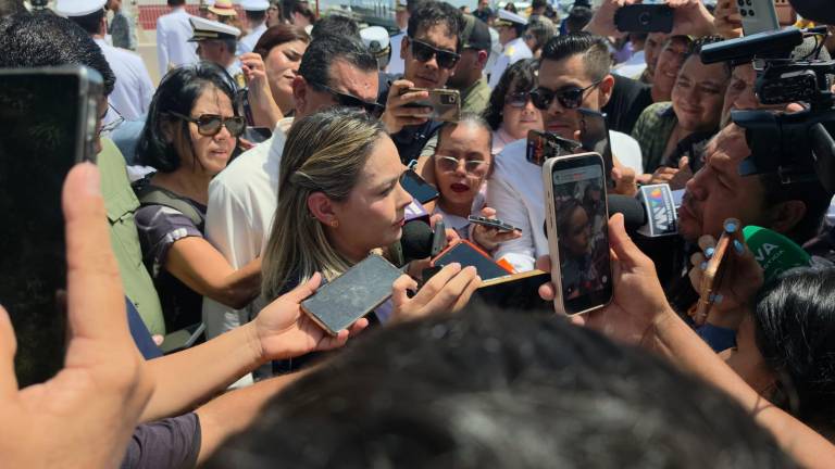La Gobernadora de Sinaloa Yeraldine Bonilla Valverde habla de las estrategias de seguridad en Mazatlán.
