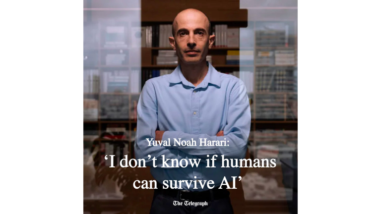 El escritor israelí Yuval Noah Harari fue entrevistado por el periódico The Telegraph.