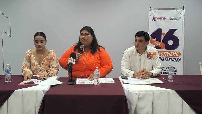 El Gobierno de Ahome anuncia las actividades de los 16 Días de Activismo para la Prevención de la Violencia contra Niñas y Mujeres.