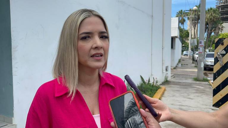 La Alcaldesa de Mazatlán Estrella Palacios Domínguez destaca que son 7 mil 700 elementos los que vigilan el Municipio.