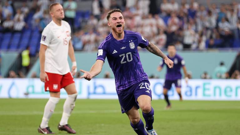 Alexis Mac Allister abrió el marcador por Argentina.