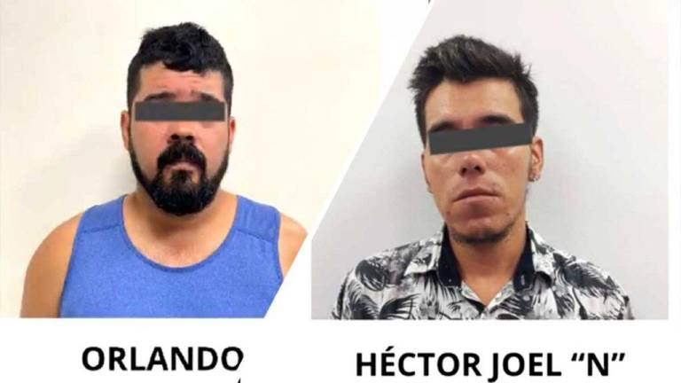 Orlando ‘N’ y Héctor Joel ‘N’ fueron arrestados por la Agencia Estatal de Investigaciones de NL.
