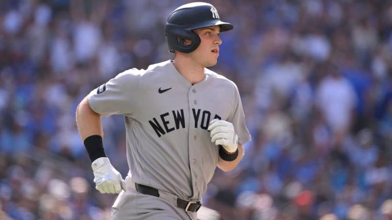 Ben Rice rescata a los Yanquis con jonrón en extrainnings ante Toronto.