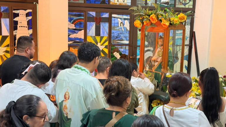 Durante las actividades, se pidió por la paz en Mazatlán y en todo Sinaloa.