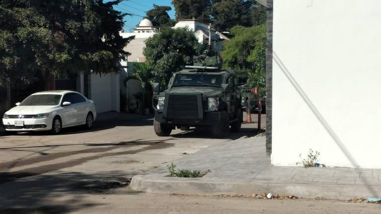Varias unidades de la Secretaría de la Defensa Nacional arribaron al sector del Barrio