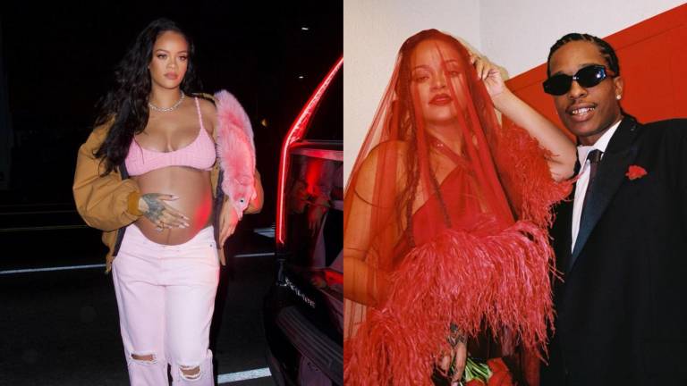 Rihanna se estrena como mamá