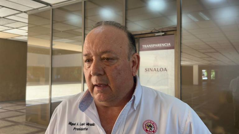 Miguel Ángel López Galindo, dirigente de la Liga de Comunidades Agrarias de Sinaloa tras salir de la reunión con la Secretaria de Agricultura.