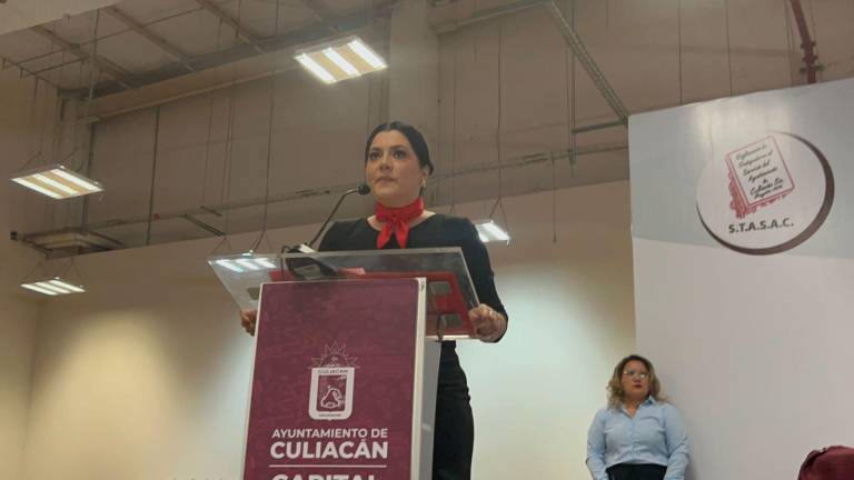 Ana Cecilia Carrillo asumirá la dirigencia del Sindicato de Trabajadores al Servicio del Ayuntamiento de Culiacán para el periodo 2026-2029.