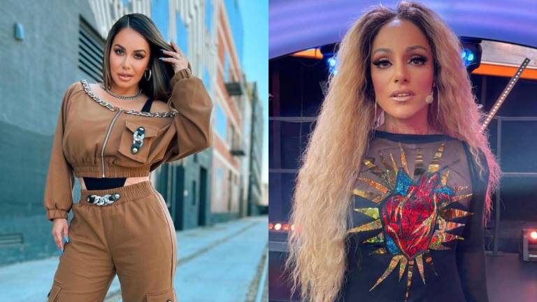 Chiquis Rivera reacciona a la actitud de Lolita Cortés al cantar en ‘La Academia’.