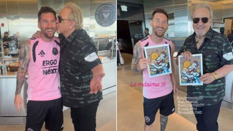 Messi y Kiko se reúnen en Miami.