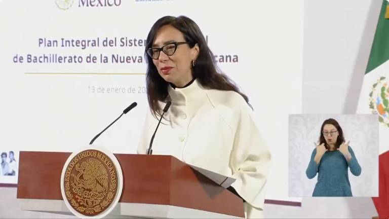 Tania Rodríguez Mora, subsecretaria de Educación Media Superior, presentó el Plan Integral del Sistema Nacional de Bachillerato de la Nueva Escuela Mexicana.