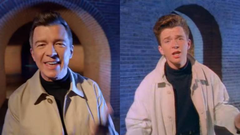 Rick Astley graba ‘Never gonna give you up’ 35 años después.
