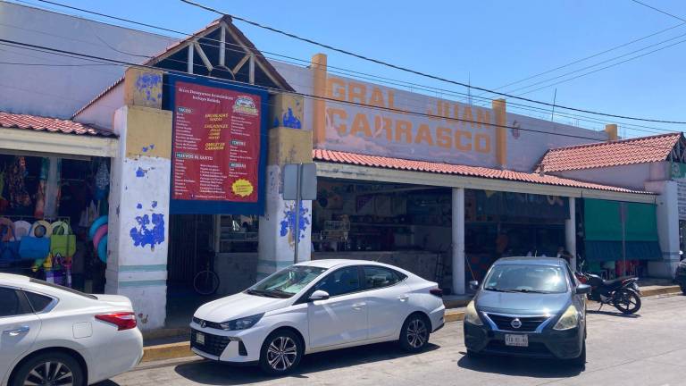 La fachada, el techo, pisos, pasillos y locales, el mercado Juan Carrasco necesita mantenimiento.