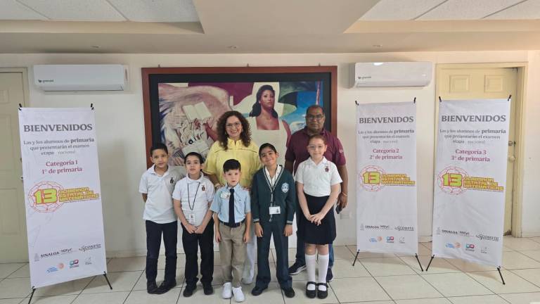 La delegación de Sinaloa está listo para participar en la Olimpiada Nacional de Matemáticas para alumnos de primaria y secundaria; este sábado, los más pequeños hicieron su examen virtual.
