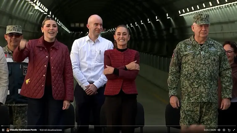 La Presidenta inauguró la primera etapa del Viaducto Elevado, en Tijuana, Baja California.
