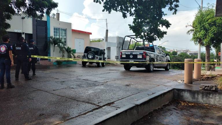 Operativo de vigilancia en la zona de Culiacán donde hubo una explosión de un camión.