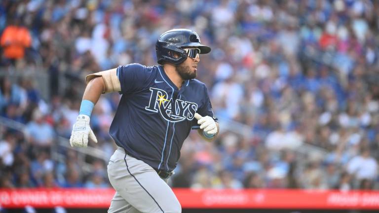 Jonathan Aranda se ha consolidado poco a poco en el róster de los Rays.