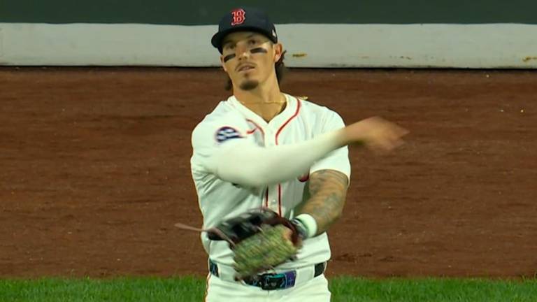 Jarren Durán remolcó una carrera en el triunfo de los Medias Rojas.