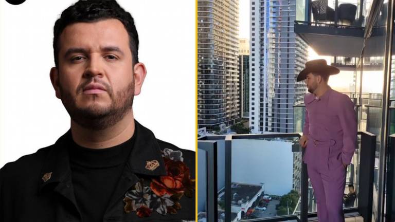 Edén Muñoz homenajea con su atuendo a Chalino Sánchez y Pedro Infante en los ‘Premios lo Nuestro’.