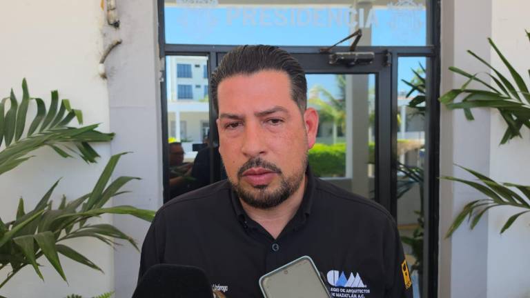 Eduardo Lizárraga Lizárraga, presidente del Colegio de Arquitectos de Mazatlán.