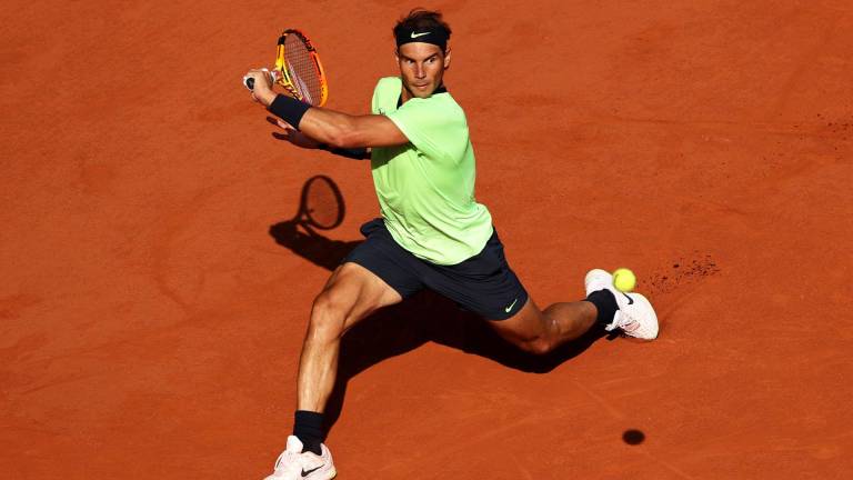 Rafael Nadal se mostró poderoso en su torneo favorito.