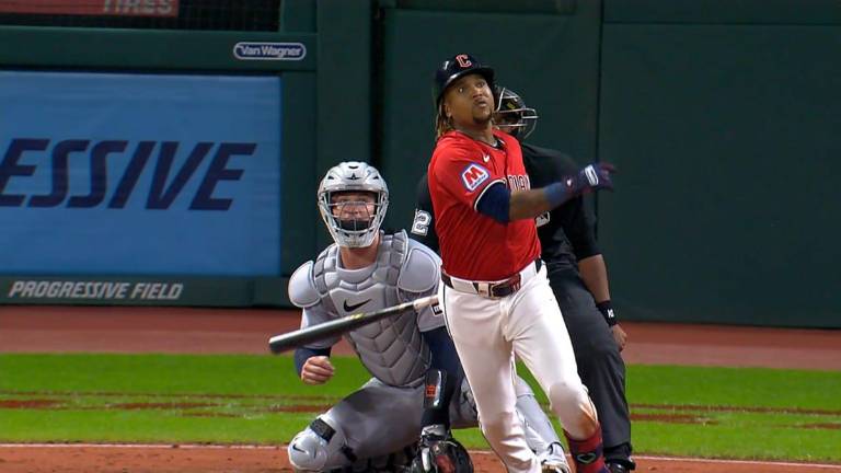 José Ramírez remolcó una carrera en el triunfo de los Guardianes que los pone en la cima de la Central.
