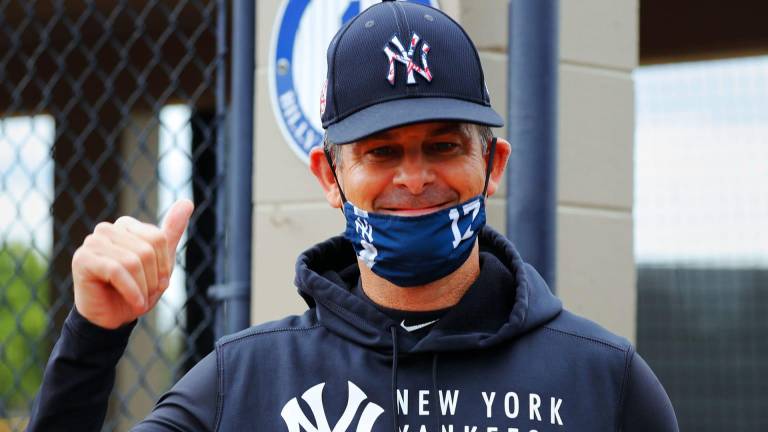 Aaron Boone, mánager de Yanquis.