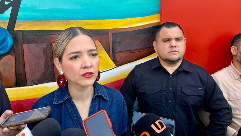 La Alcaldesa de Mazatlán Estrella Palacios Domínguez destaca el apoyo en seguridad que se recibe del Gobierno federal y estatal.