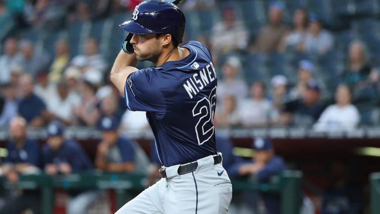 Kameron Misner pasó a los Reales proveniente de los Rays.