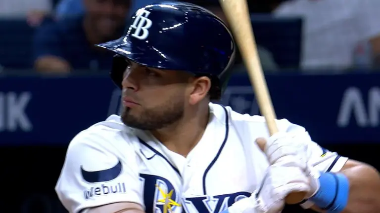 Jonathan Aranda tuvo una carrera producida en el triunfo por remontada de los Rays.