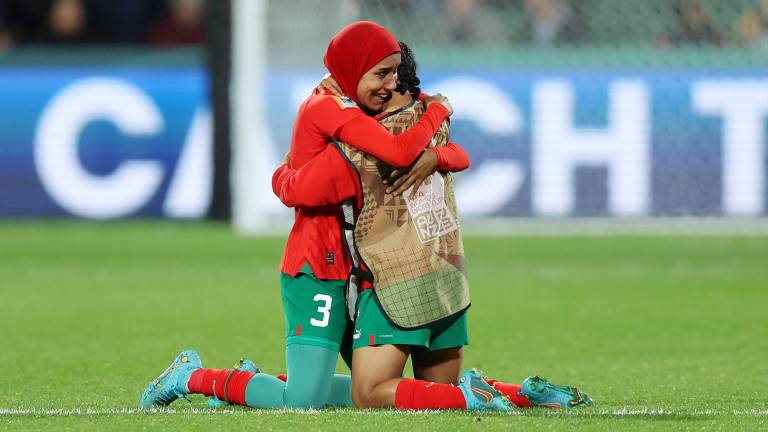 Marruecos celebra su triunfo y pase.