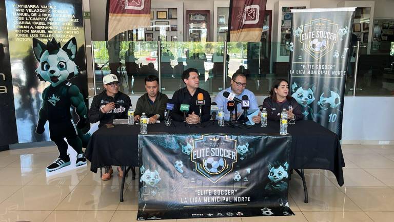 En conferencia de prensa se dieron los pormenores de la Liga Élite Soccer.