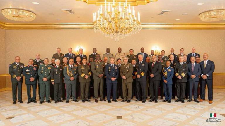 Mandos militares de México participaron en una conferencia en Washington con otros jefes de defensa de diferentes países.