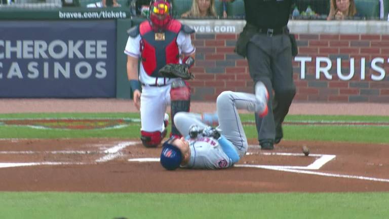 Alonso al momento de la lesión.