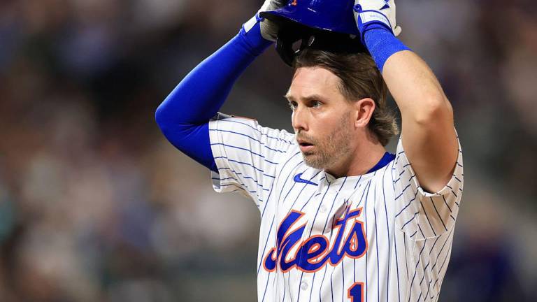 Jeff McNeil es otro de los peloteros que podrían salir de los Mets tras muchas temporadas jugando ahí.