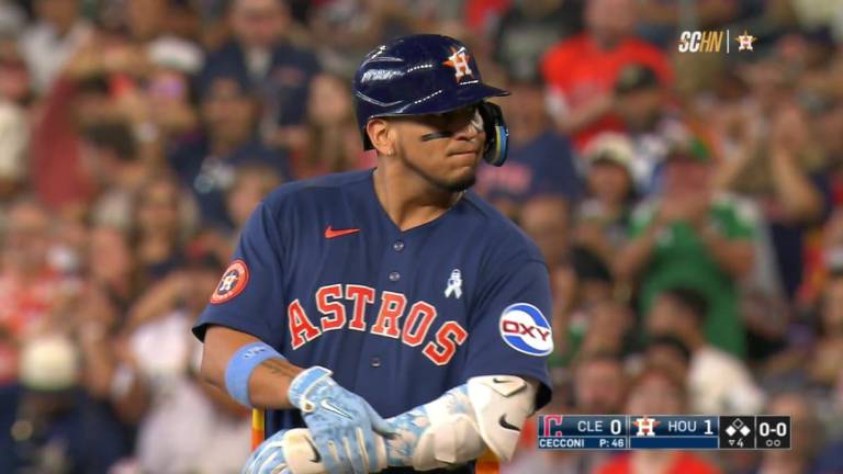 Con otra gran tarde de Paredes, Astros siguen escalando en el Oeste.