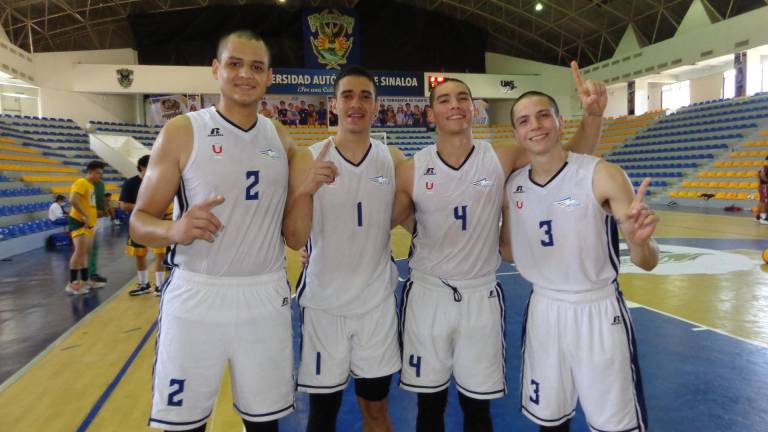 Águilas UAS clasifica por primera vez a la Universiada Nacional en el baloncesto tres por tres.