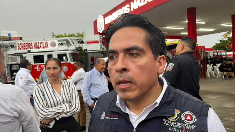 Roy Navarrete Cuevas, director de Protección Civil en Sinaloa.