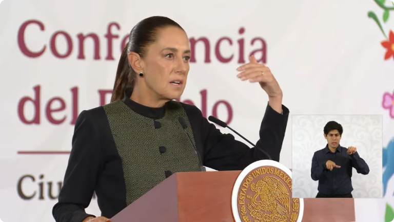 La Presidenta Claudia Sheinbaum Pardo habló en la conferencia mañanera de los avances en la construcción de la planta de amoniaco.