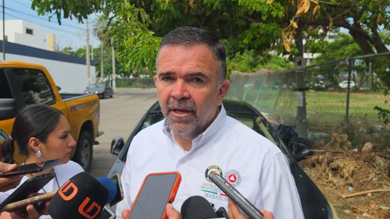 Óscar Roberto Osuna Tirado, coordinador de Protección Civil en Mazatlán.