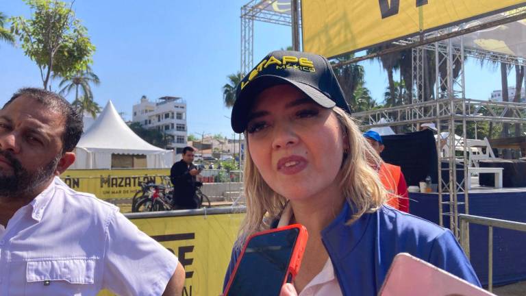 Estrella Palacios Domínguez se dijo muy contenta por las actividades deportivas de este fin de semana.