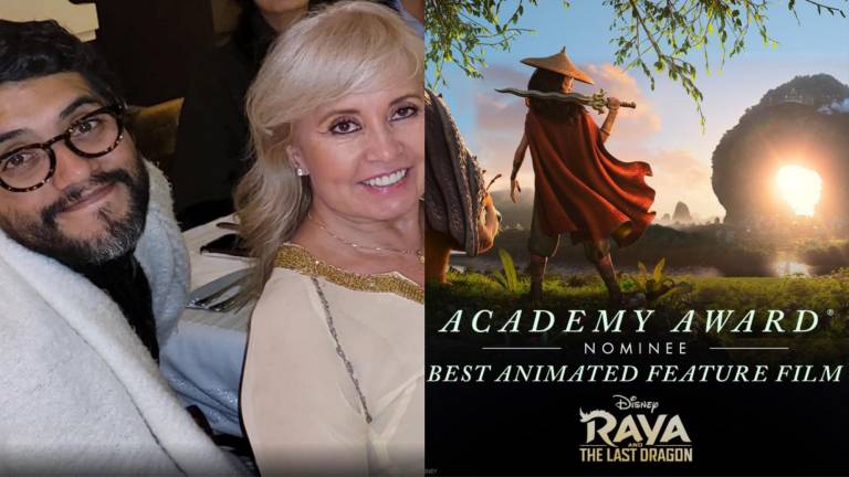 Carla Estrada felicita a su hijo por la nominación al Óscar por ‘Raya y el último dragón’
