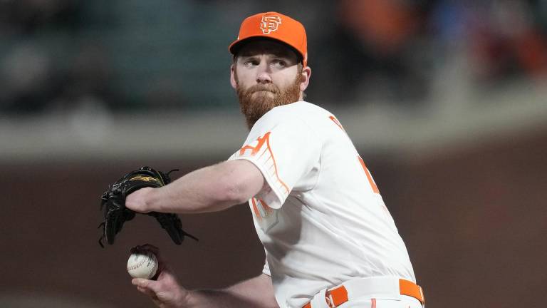 John Brebbia tuvo 40 apariciones el año pasado con los Gigantes de San Francisco.