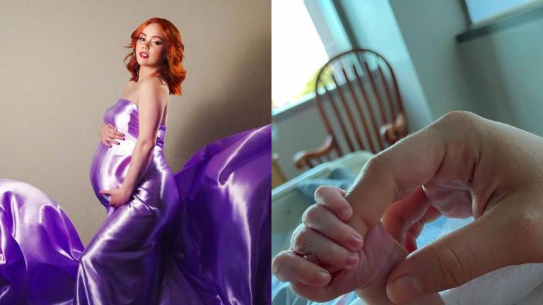 Dalú ya es mamá y muestra la primera fotografía de Luna.